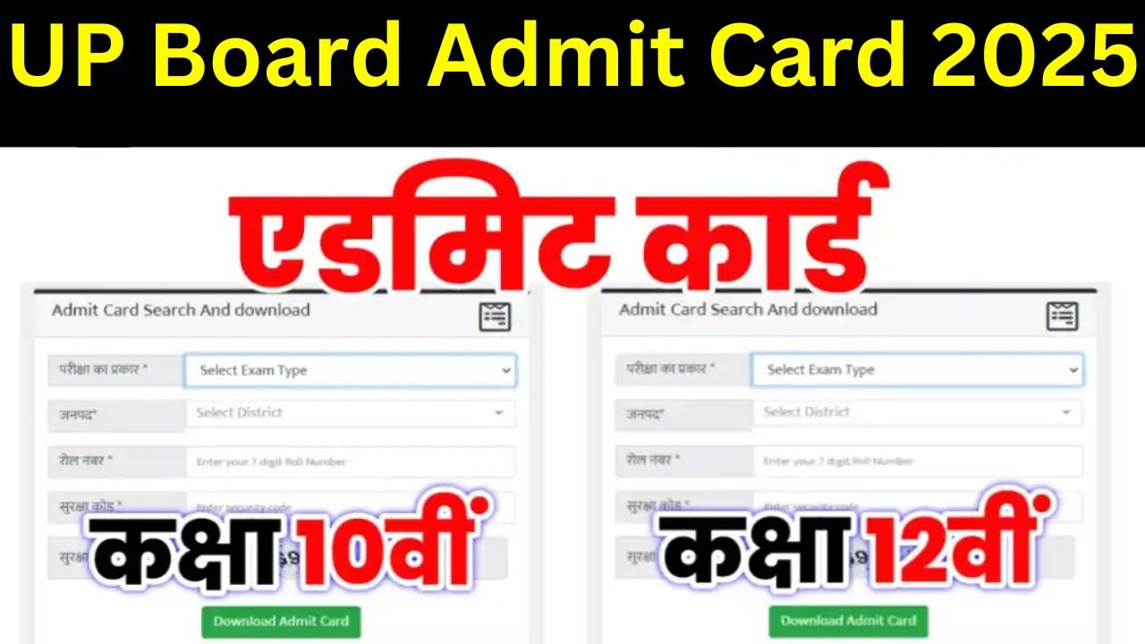 UP Board Admit Card 2025